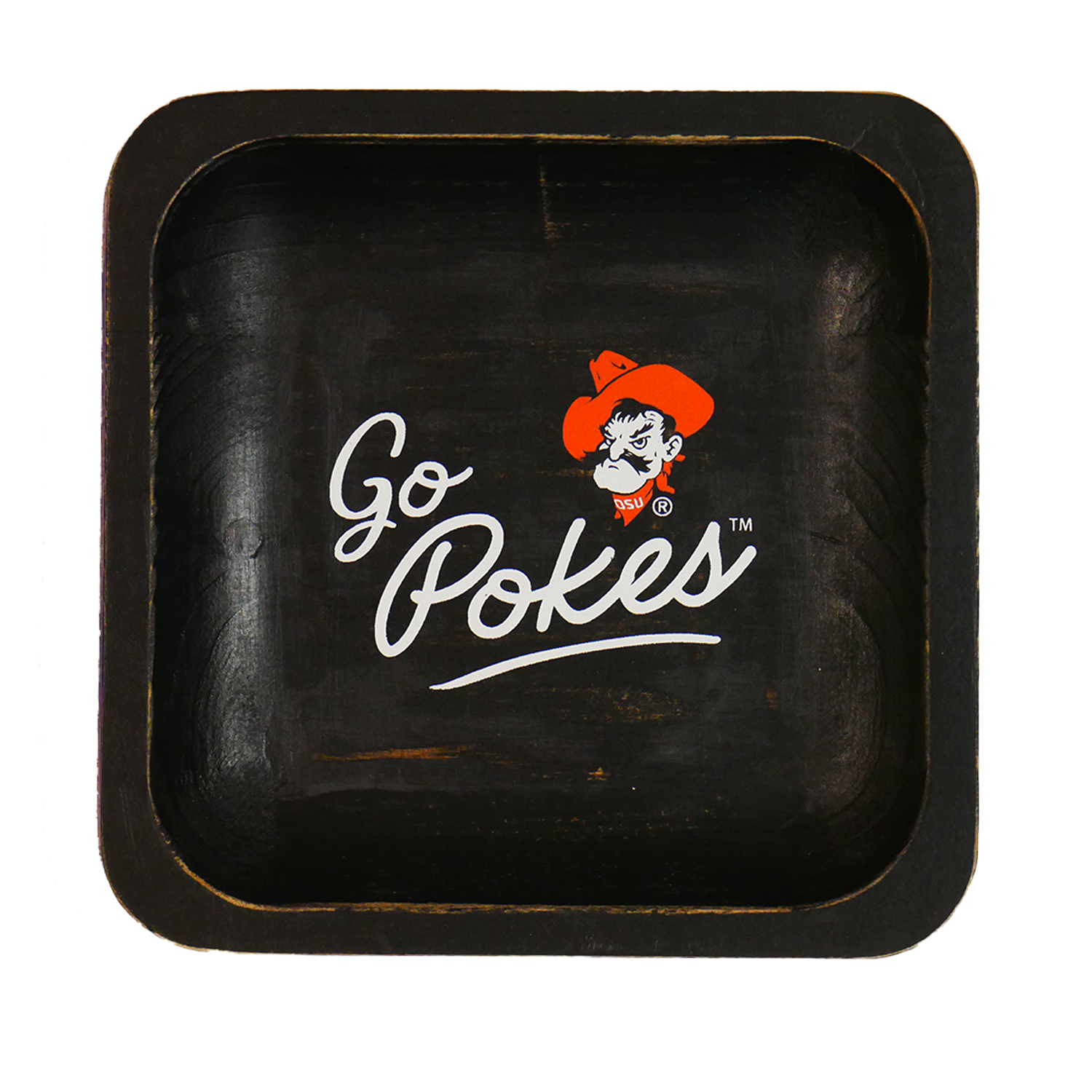 Valiant Gifts Oklahoma State Cowboys Ceramic Trinket Tray