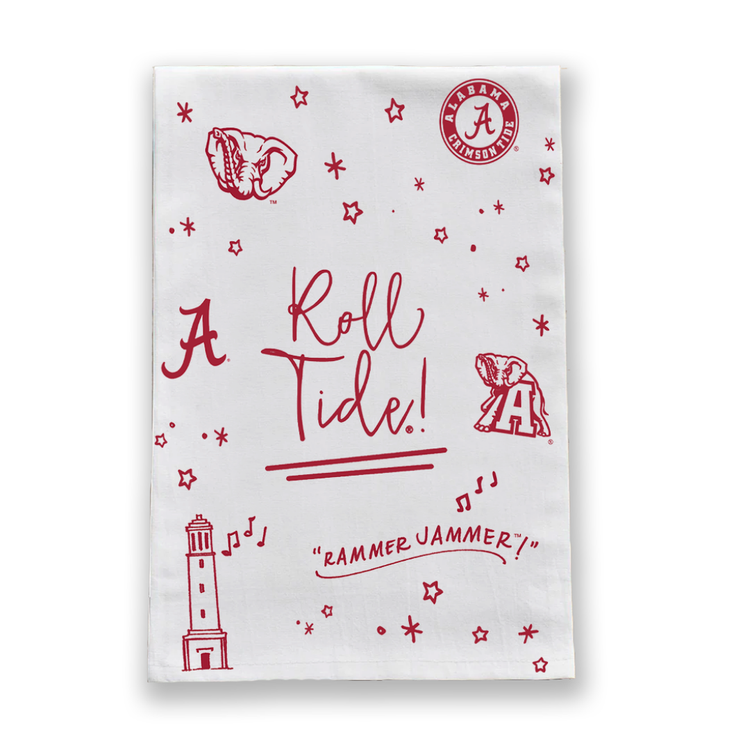 Alabama Confetti Tea Towel