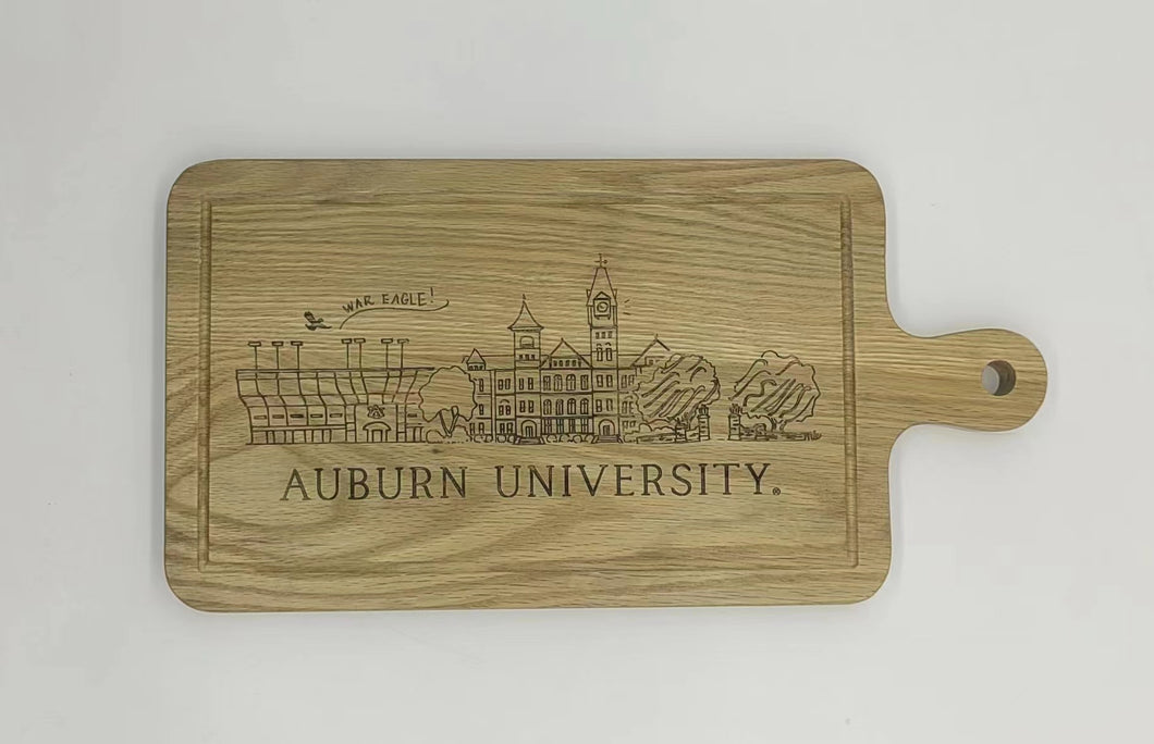 Auburn Skyline Charcuterie Board