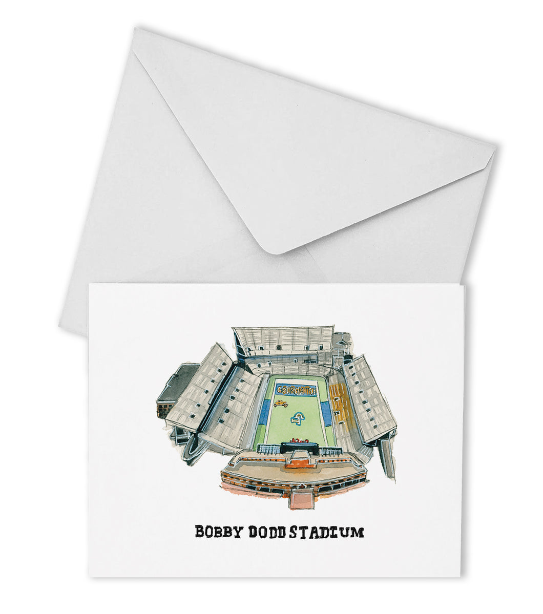 Georgia Tech Stadium Boxed Note Cards