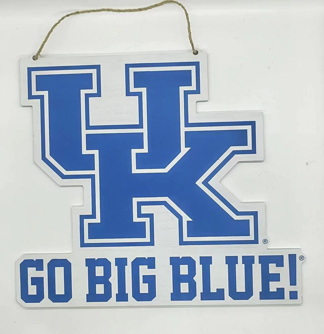 Kentucky Logo Wood Door Hanger