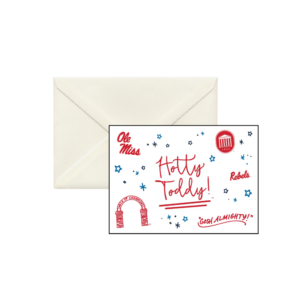 Ole Miss Confetti Boxed Note Cards