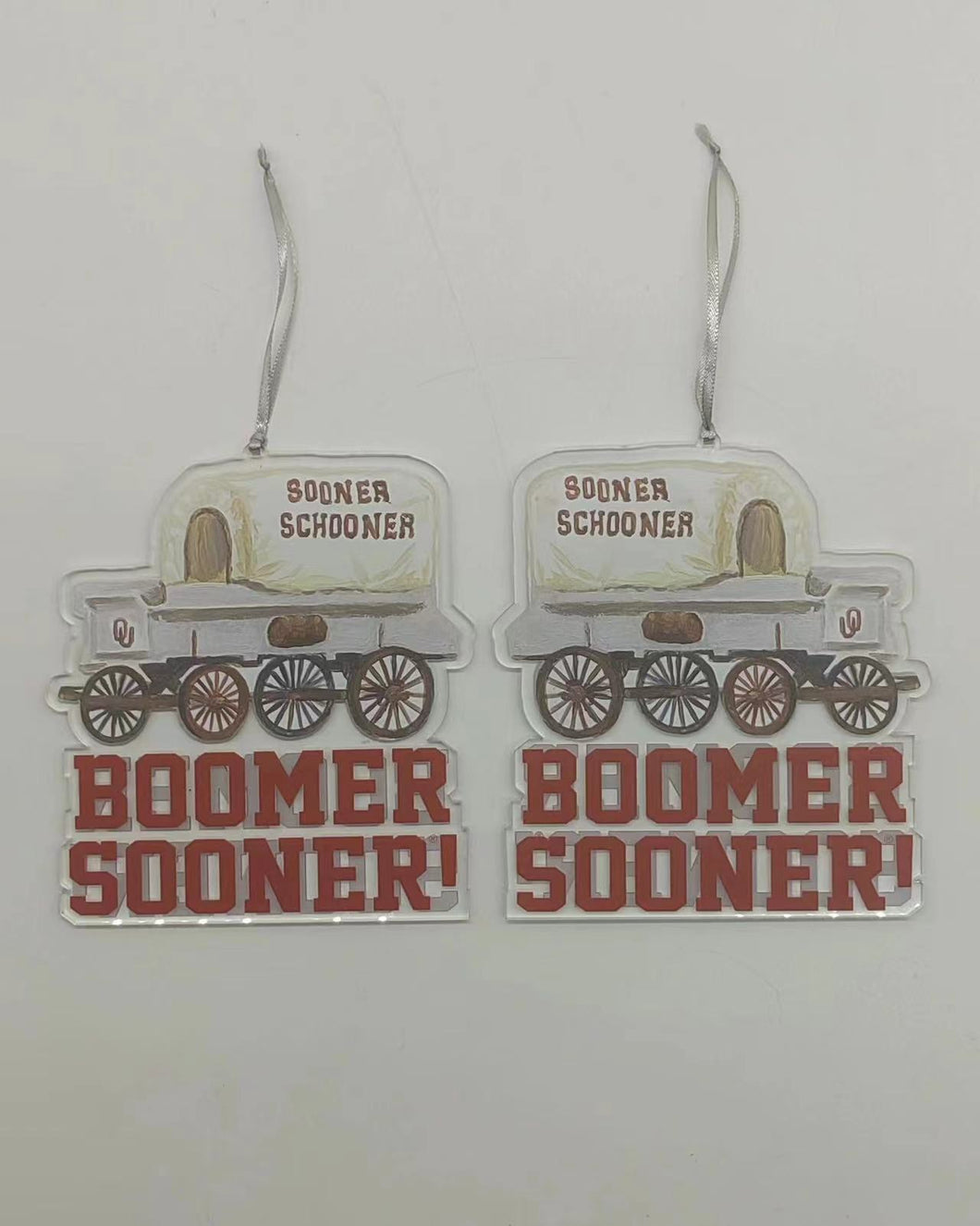 Oklahoma Schooner Acrylic Ornament