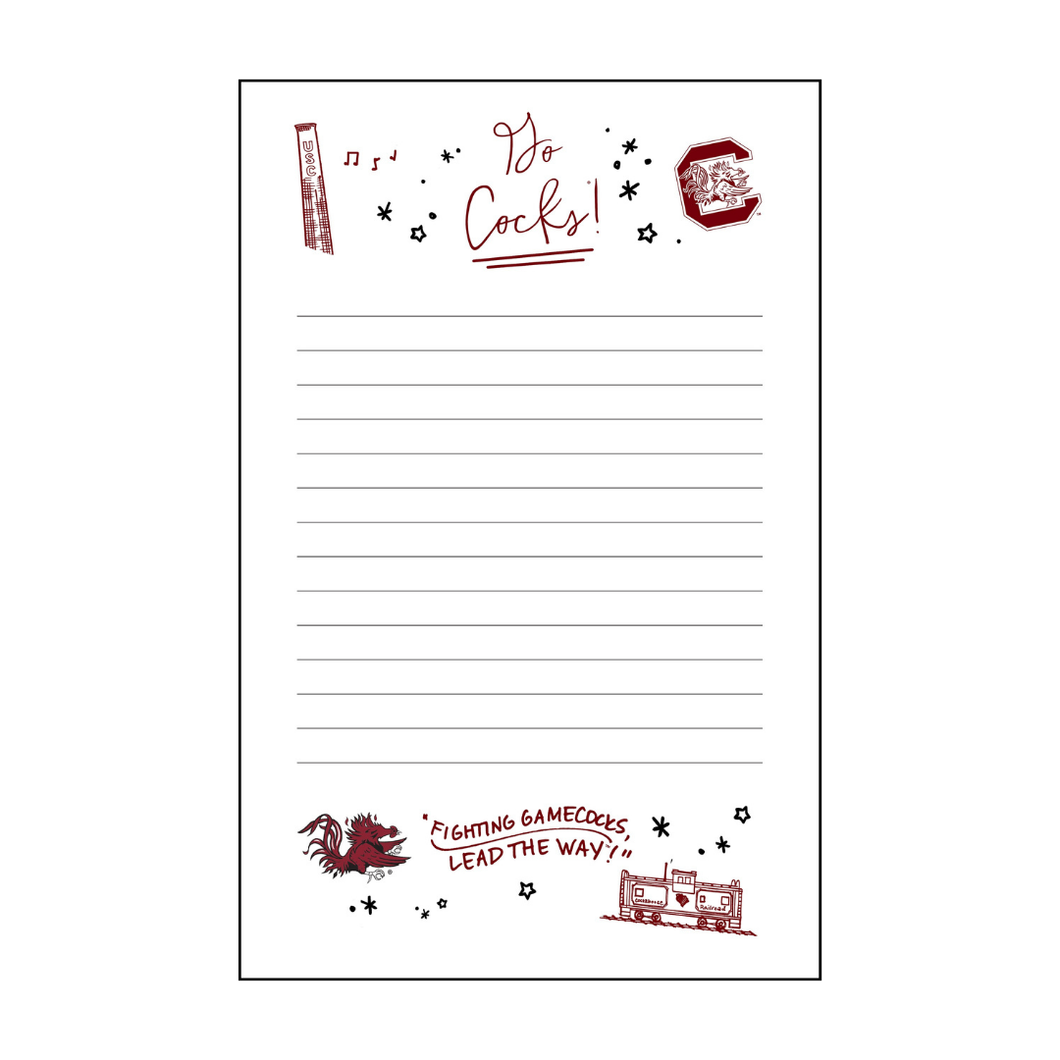 South Carolina Confetti 5x8 Notepad