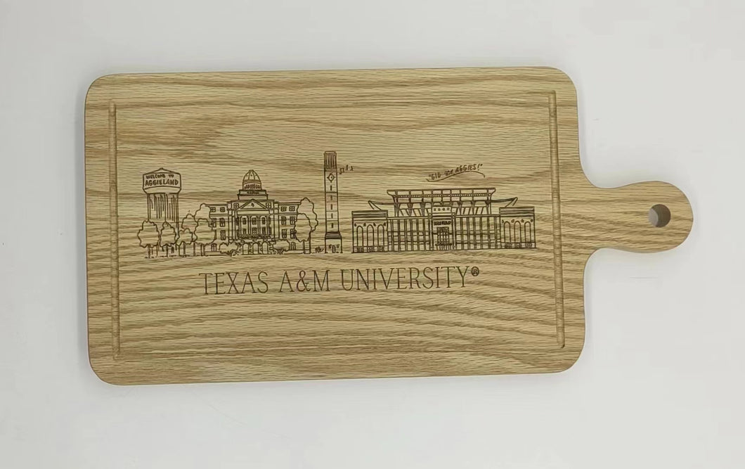 Texas A&M Skyline Charcuterie Board